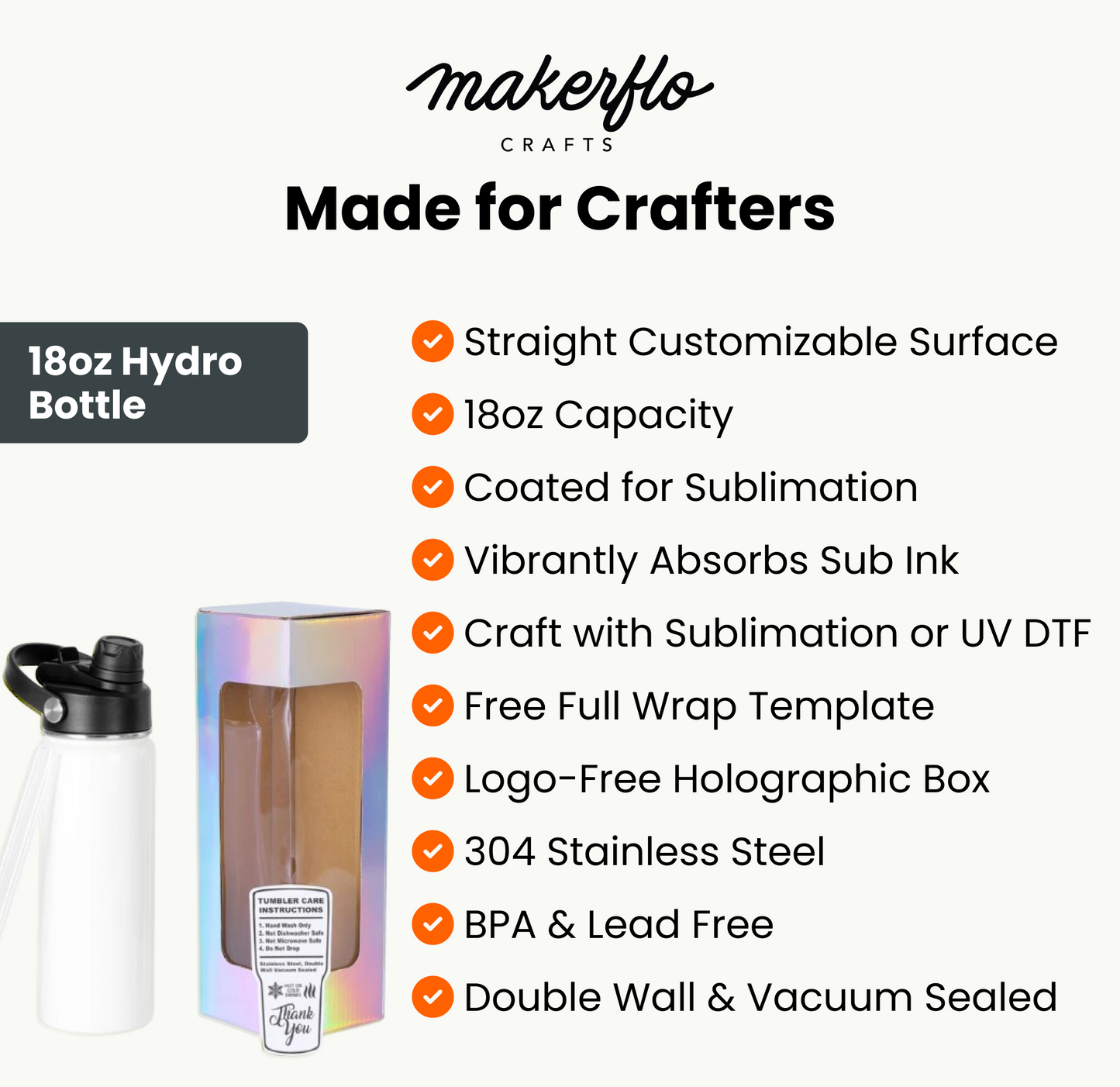 18oz Sublimation Hydro Water Bottle-4
